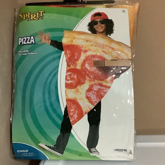 Spirit Pepperoni Pizza Kids Costume. Pizza Box Not Included. Preloved - Picture 1 of 4